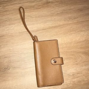 Coach wallet/I-phone holder wristlet